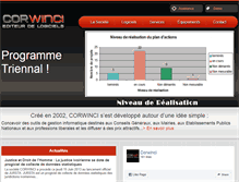 Tablet Screenshot of corwin-ci.net